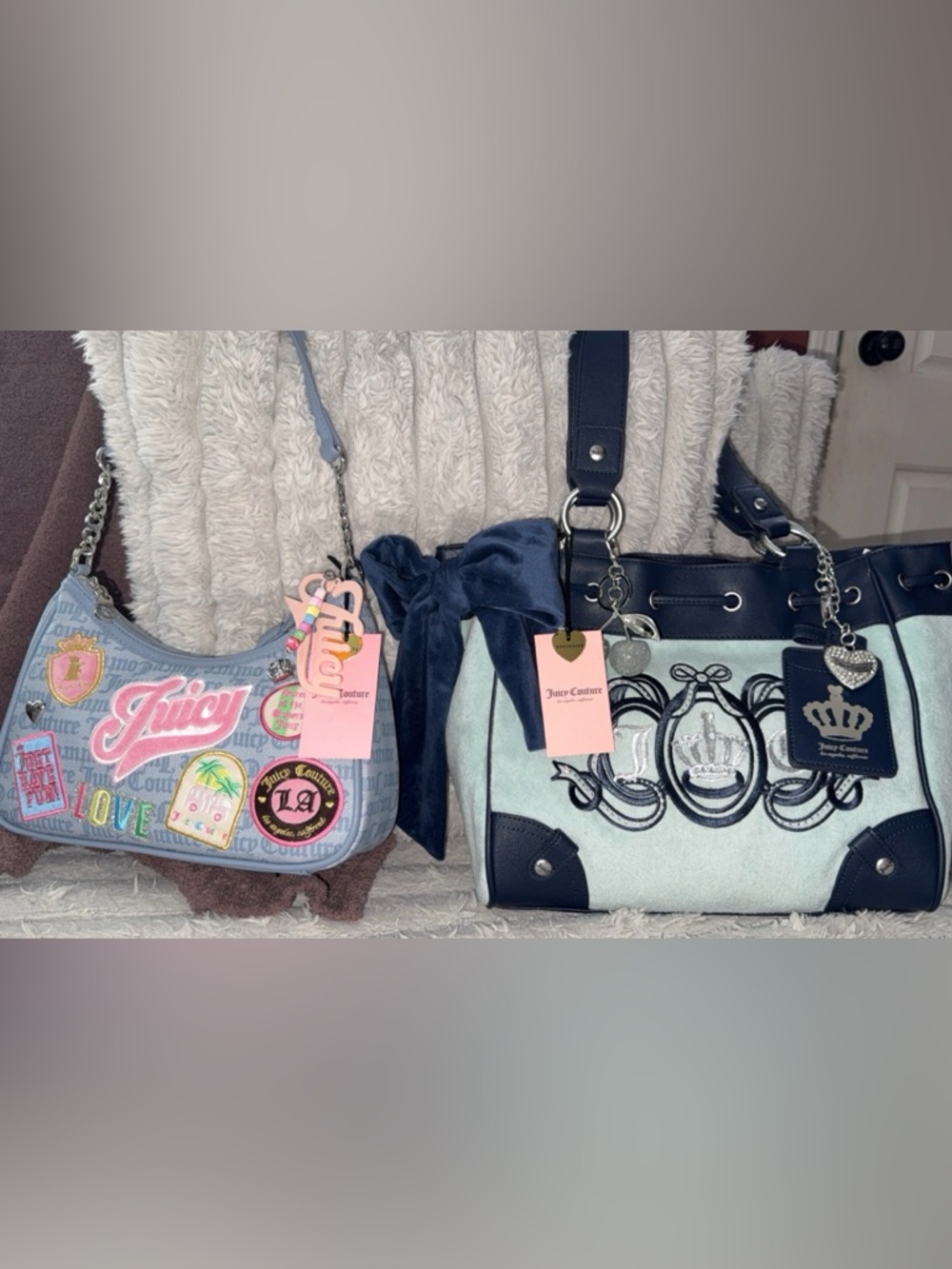 Juicy Couture Lovers Club Retro Y2K
Daydreamer Tote & Run The World Purse BNWT!